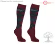 Covalliero Riding Socks Brescia Merlot/Graphite - Riding Socks - 3226318 - 1