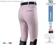 Equiline Limited Women's Riding Breeches Schoeller Full Grip High Waist Mauve - Equiline Women's Riding Breeches  - N08878 - 2
