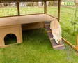Kerbl Ulkohäkki Kaneille 220x115x75cm - Outdoor Cages, Rabbit Houses - 81708 - 5