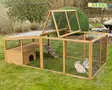 Kerbl Ulkohäkki Kaneille 220x115x75cm - Outdoor Cages, Rabbit Houses - 81708 - 2