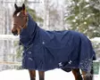 Wahlsten Sadeloimi Full Neck Navy Blue - Lite Turnout Rugs - 119008 - 3