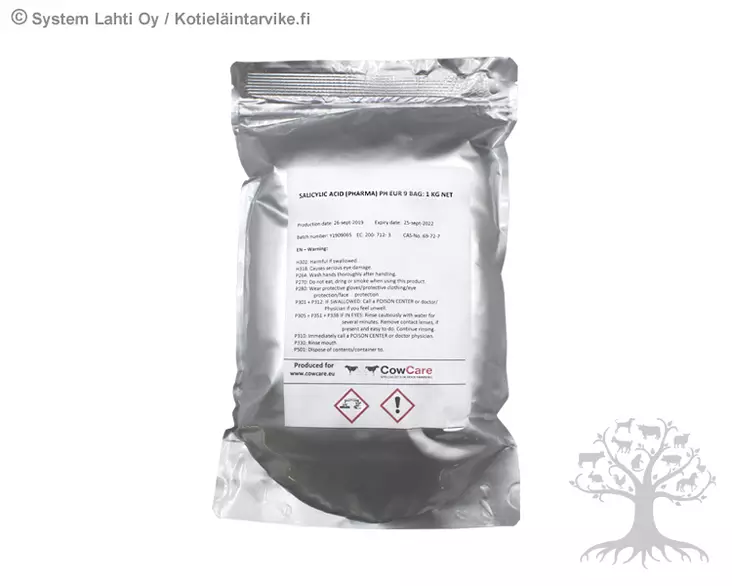 CowCare Salisyylihappo 1 kg - Sorkanhoitoaineet - 13052408 - 1