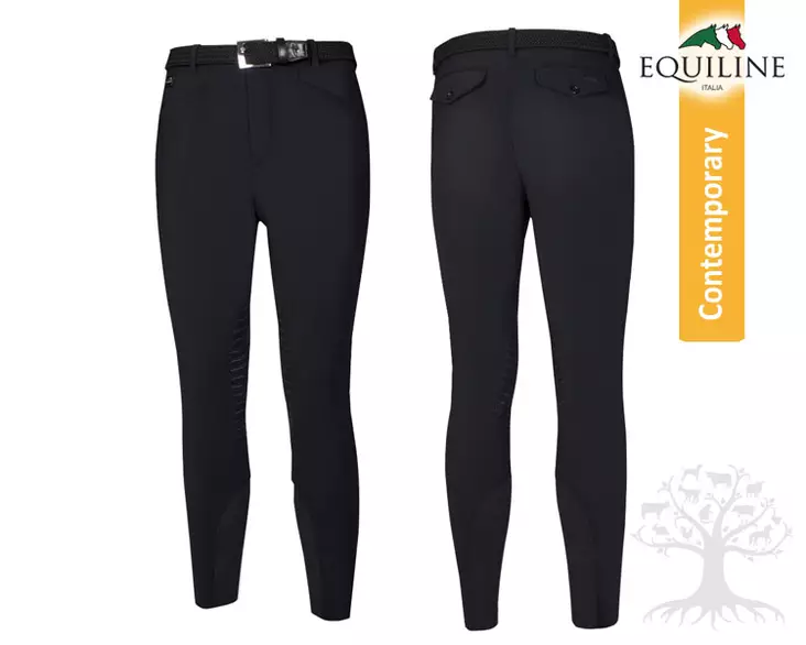Equiline Limited Miesten Ratsastushousut Softshell Knee Grip Ciro - Equiline Miesten Ratsastushousut - N08438 - 1