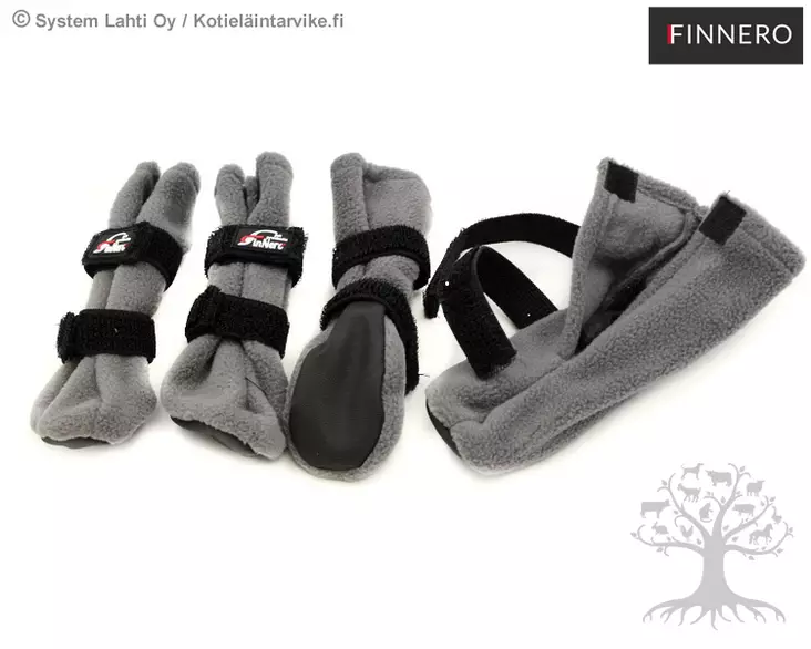 Finnero HALLA Tossut Harmaa - Koirien Tossut - 60118 - 1