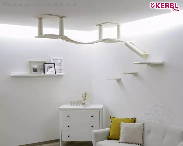 Kerbl Pet Kissan Kiipeilyseinä Top XL - Cat Trees - 81678 - 1