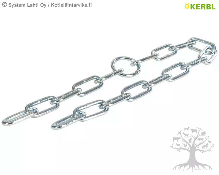 Kerbl Hanging Chain with Ring 6mm, 75cm - Tail Biting, Toys - 22608 - 2