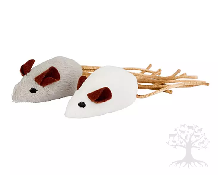 Kerbl Pet Kissanlelu Pehmohiiri 2kpl - Hiiret, Pallot, Painilelut - 81648 - 1