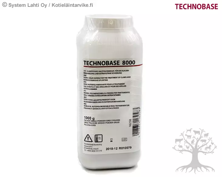 Technobase Jauhe 8000, 1000g - Sorkkaliima - 16258 - 1