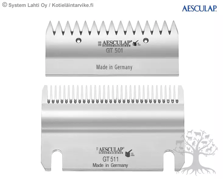 Aesculap Teräsarja Econom 31/15 teeth, Close shear - Klipperin terät - GT518 - 1