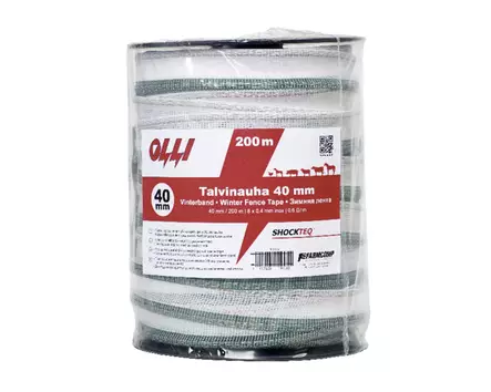 Olli Winter Tape 40mm/200m - Winter Fence Tapes - 6031019 - 2