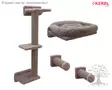 Kerbl Pet Climbing Wall Monte Alpi - Cat Trees - 80919 - 1