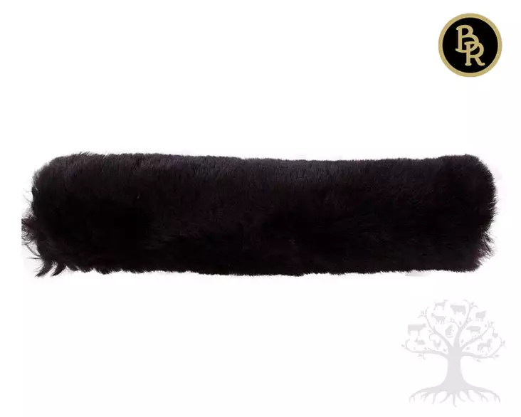 BR Lampaankarva Round Pehmuste 28cm Black - Nose & Poll Guard - 219006-09 - 1