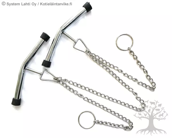 Hauptner Poikimaketjut käsikahvoilla 1,5m - Vasikan vetolaitteet ja -narut - 46159 - 2