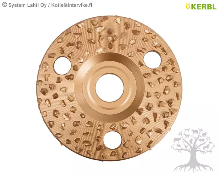 Kerbl Abrasive Disc Standard Ø115mm, Both Sides - Hoof Cutting Disc, Abrasive Disc - 16359 - 1