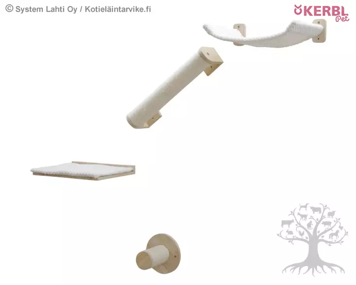 Kerbl Pet Cat Climbing Wall Alps - Cat Trees - 81609 - 1