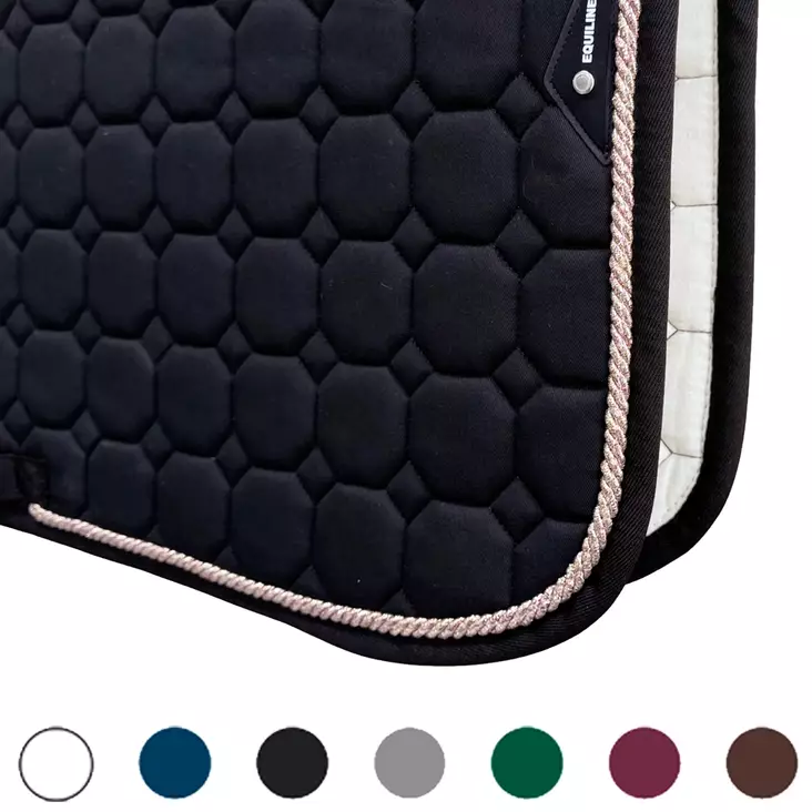 Equiline Saddlepad Octagon Piping 89 - EQUILINE Saddle Pads - B01010-89 - 1