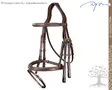 Dyon D Collection Double Bridle Flash Noseband - Dyon D Collection - DYLAAA - 2