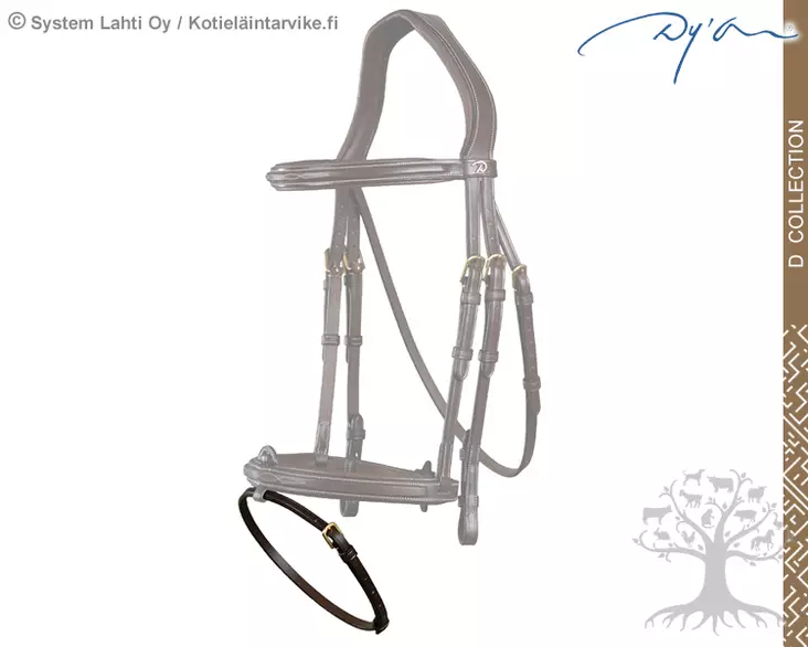 Dyon D Collection Noseband's Strap Flash 3/8" - Dyon D Collection - DY99A - 1