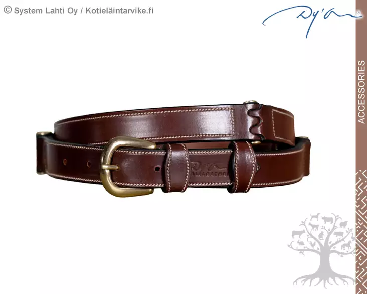 Dyon Nahkavyö Flat Leather Belt - Dyon Accessories - RI19A - 1