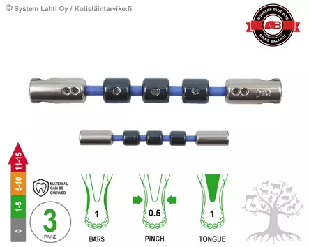 Bombers 2½ -Ring Waterford Cable Barrel - Bombers 2½ Ring - 30222-WCB - 2