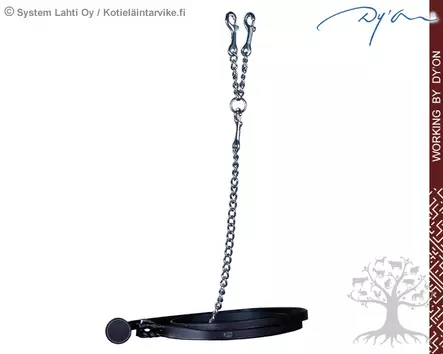 Working by Dyon Lead Leather with Chain - Working by Dyon - WO10B - 1