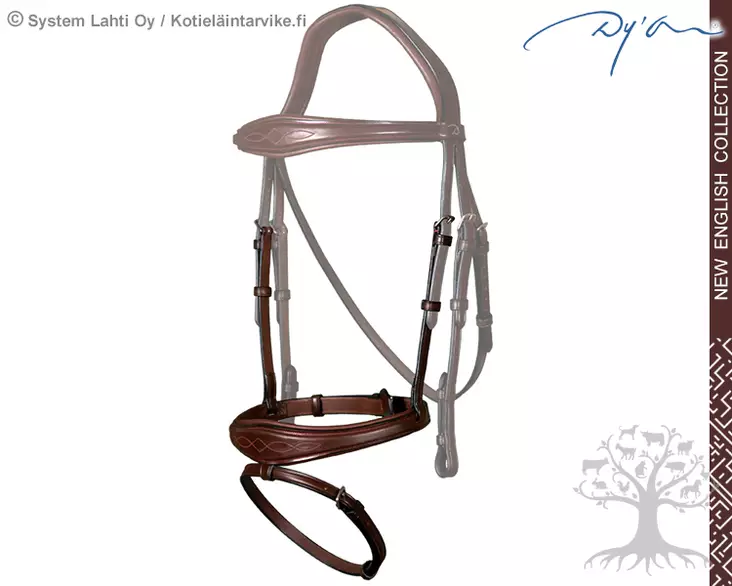 Dyon New English Collection Noseband Anatomic Flash - Dyon New English - NE04B - 1