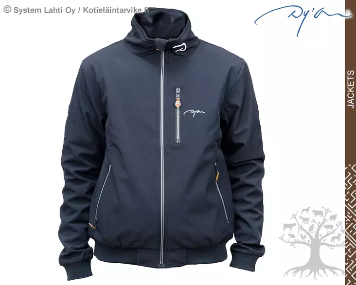 Dyon Softshell Unisex Bomber Jacket Navy - Dyon Accessories - RI13B - 1