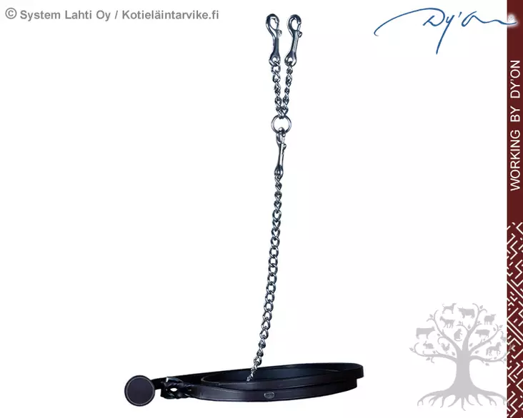 Working by Dyon Lead Leather with Chain - Working by Dyon - WO10B - 1