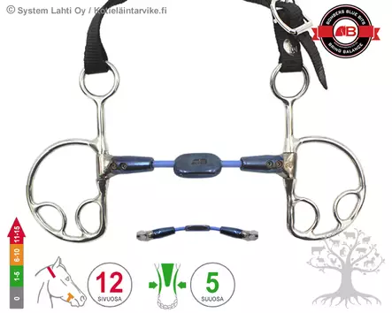 Bombers Kimblewick Control Plate Cable - Bombers Kimblewick - 30271-CPC - 1