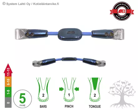 Bombers Kimblewick Control Plate Cable - Bombers Kimblewick - 30271-CPC - 2