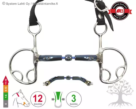 Bombers Kimblewick Elliptical Cable - Bombers Kimblewick - 30271-EC - 1