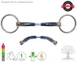 Bombers Bridoon Loose Ring Snaffle Cable - Bombers Bridoon Loose Ring - 30218-SC - 1