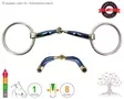 Bombers Bridoon Loose Ring Snaffle Ultra Comfy - Bombers Bridoon Loose Ring - 30218-SUC - 1