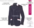 Equiline General Men's Competition Jacket Rack Customize - Equiline Men's Competition Line - M00815-C - 2