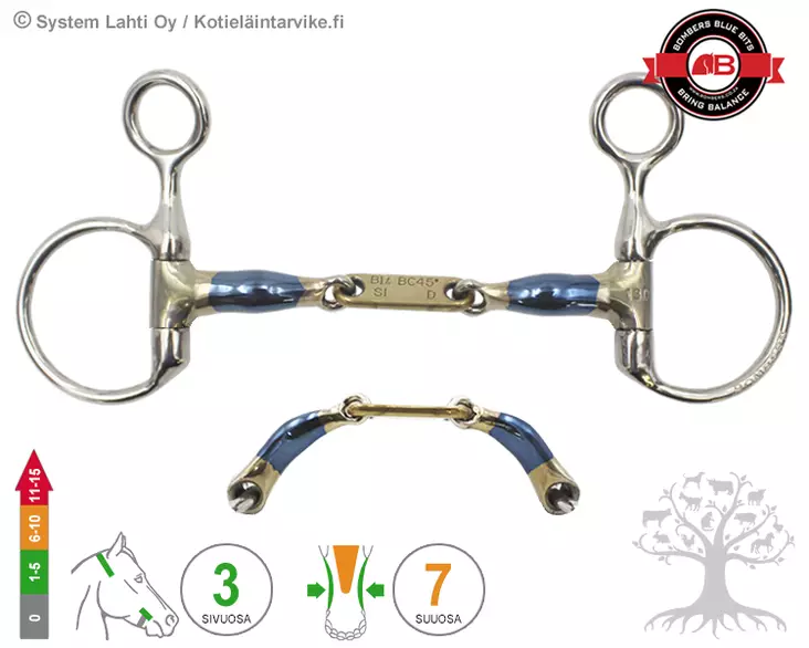 Bombers Drop Cheek Dressage Control - Bombers Drop Cheek - 30266-DC - 3