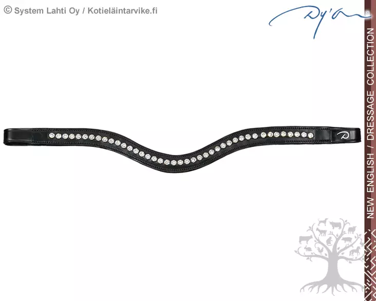 Dyon New English Collection Browband White Swarovski V-Shaped - Dyon New English - NE02F - 1