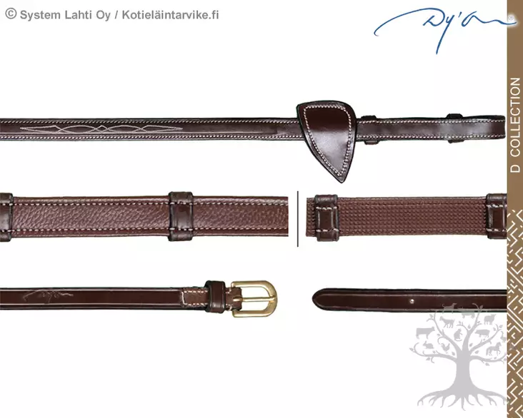 Dyon D Collection Ohjat Hunter 5/8" with 7 Leather Loops - Dyon D Collection - DY05G - 1