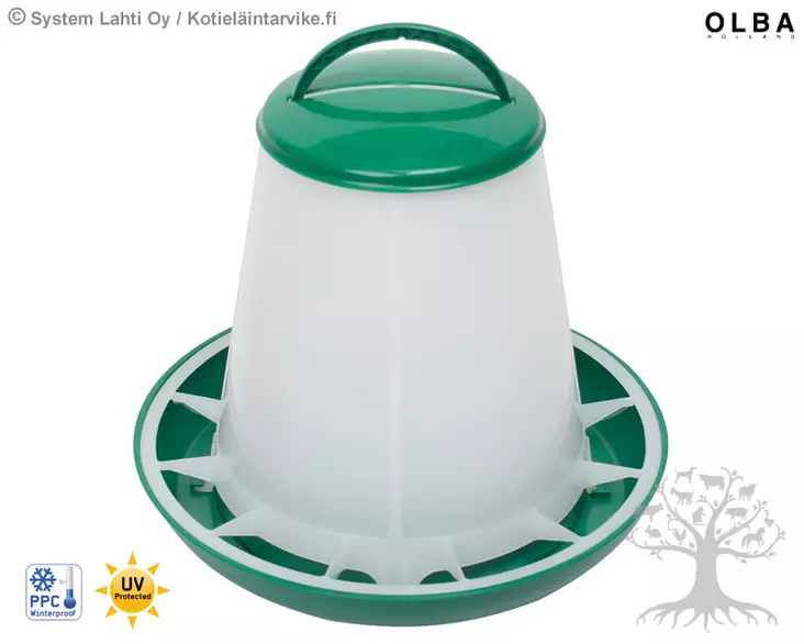 Olba Poultry Feeder Cap 1kg - Automatic Feeders - VH01PG - 1