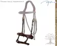 Dyon D Collection Noseband Double - Dyon D Collection - DY04H - 1