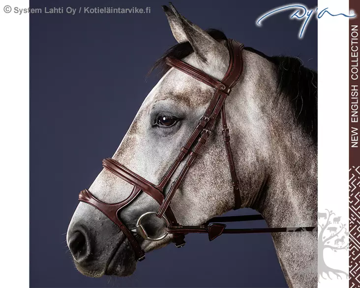 Dyon New English Collection Bridle Double Noseband - Dyon New English - NEAAAH - 1