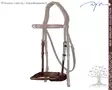 Dyon New English Collection Noseband Leather Covered Rope - Dyon New English - NE04I - 1