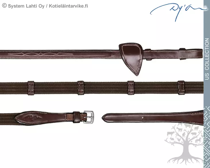Dyon US Collection Ohjat Webs 5/8" with 9 Leather Loops - Dyon US Collection - US05K - 2