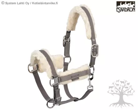Eskadron Halter Classic Sport Douplepin MattGloss Evo-Wool Fossil - Nylon Halters - 420872834060L - 1