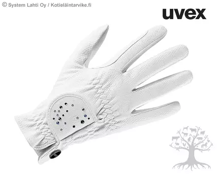 Uvex Ratsastushanskat Sportstyle Diamond White - Riding Gloves - S4541160128L - 1