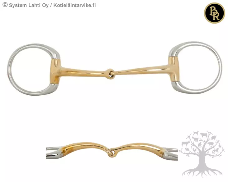 BR Bridong Eggbutt Snaffle Soft Contact 10 - Bridong - 256025L - 1