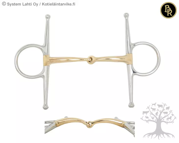 BR Full Cheek Snaffle Soft Contact - Full Cheek - 254022L - 1