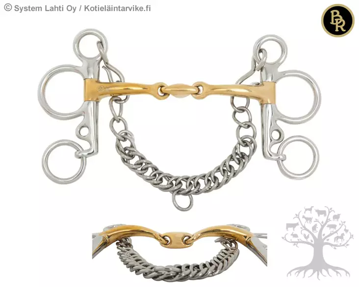 BR Pelham 45 Double Jointed Soft Contact - Pelham - 253055L - 1