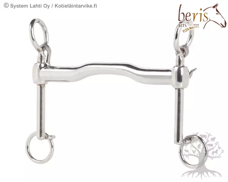 Beris Weymouth Tongue Port Iron Flat - Beris Dressage Weymouth - P10400L - 1