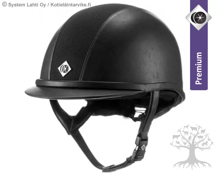 Charles Owen Kypärä V8 Leather Look - Charles Owen Riding Helmets - A020972L - 9
