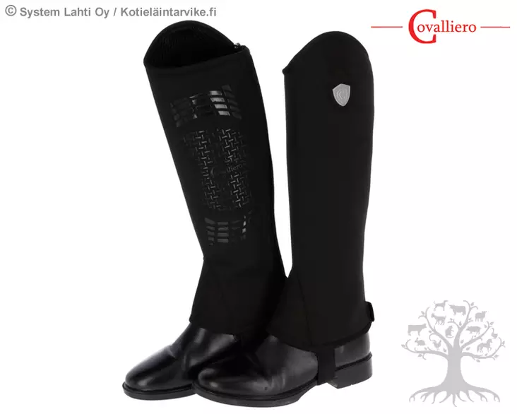 Covalliero Minichapsit ThermoStretch Black Kids - Half Chaps & Full Length Chaps - 3211551L - 1